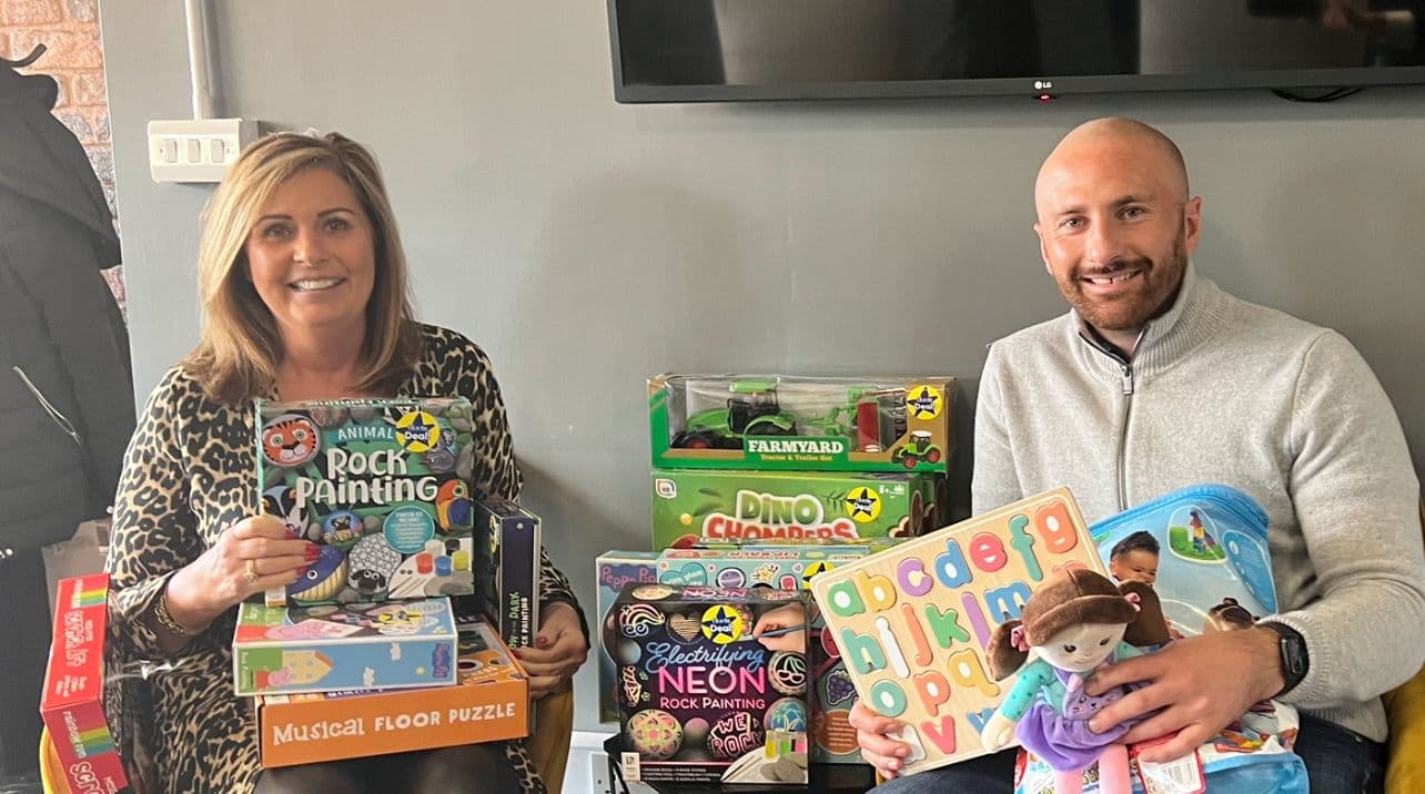 The Address donates toys & fundraises £1168 for a local charity this Christmas
